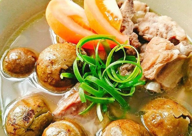 canh sườn nấu sấu
