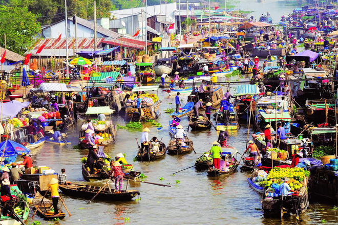 Chợ nổi Cái Răng