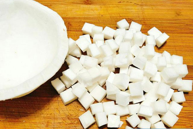 cách làm mứt dừa viên