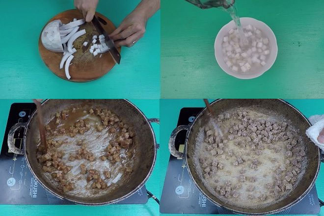 cách làm mứt dừa viên