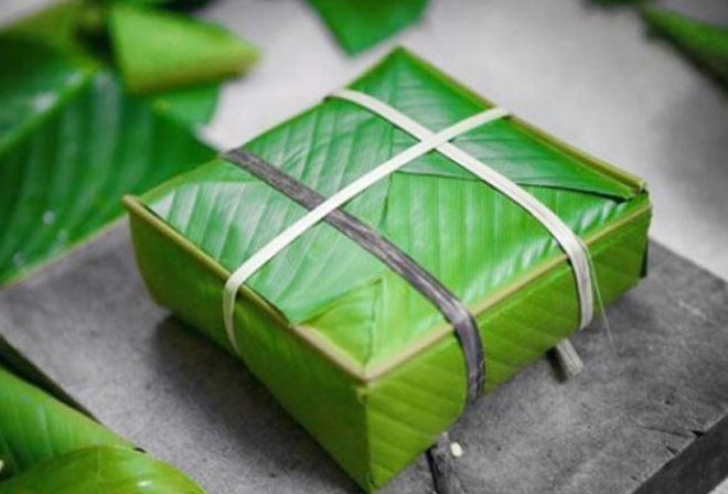 cách gói bánh chưng bằng khuôn