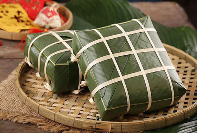 cách gói bánh chưng bằng khuôn