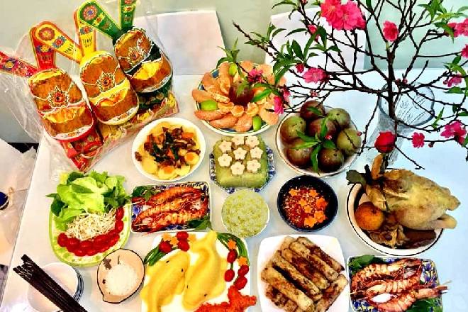 Những món ăn trong mâm cỗ cúng ông Táo