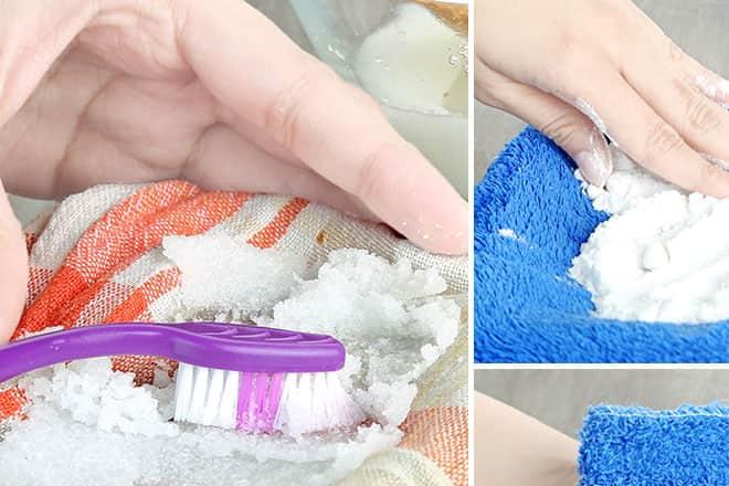 Cách tẩy vết mốc trên quần áo