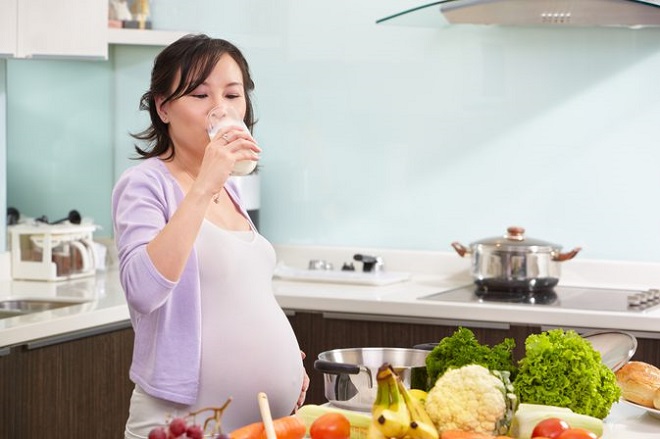 chế độ dinh dưỡng của mẹ bầu