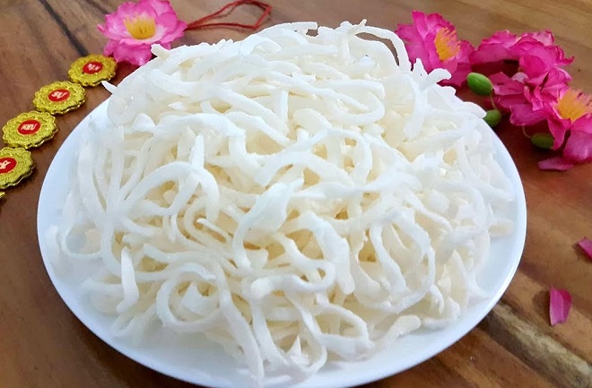 mứt dừa đãi tết