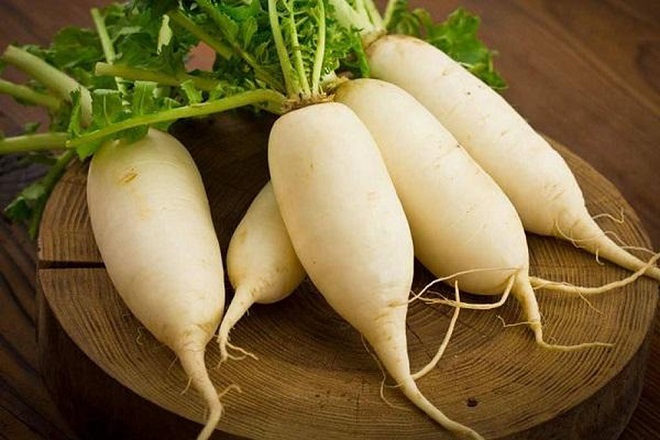 củ cải trắng làm dưa món