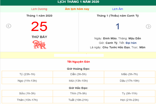 Mùng một Tết