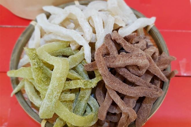 Mứt dừa ba vị