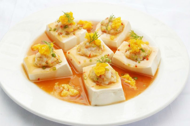 Đậu phụ hấp