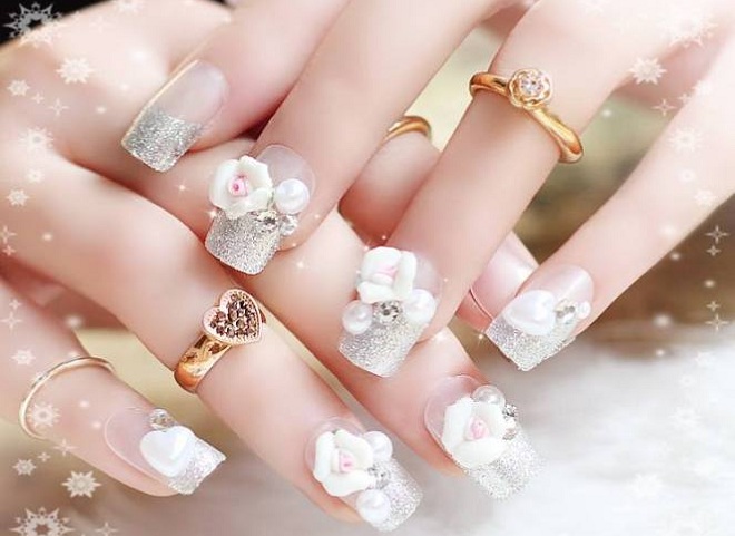 nail hoa noi dep