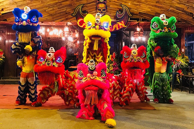Múa lân ngày Tết có nguồn gốc từ Trung Hoa