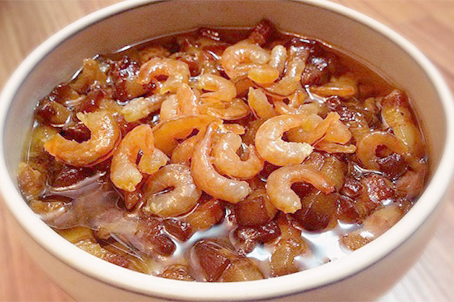Tôm khô rim
