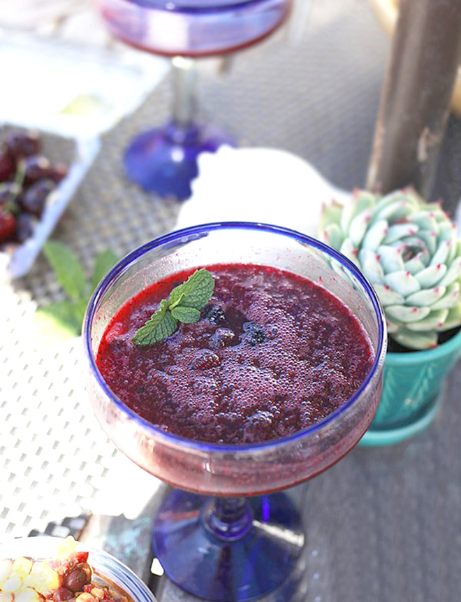 Nước dâu tằm kiểu margarita