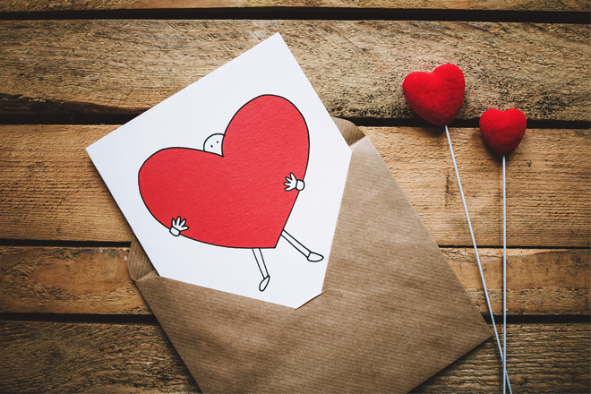 Thiệp Valentine vui nhộn