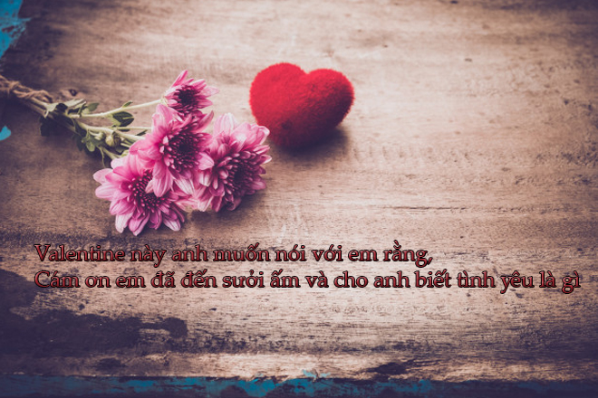 Stt Valentine hay lãng mạn