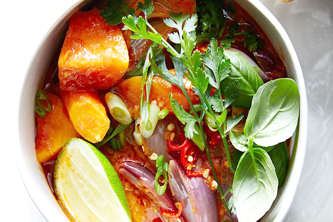 Cà ry khoai lang