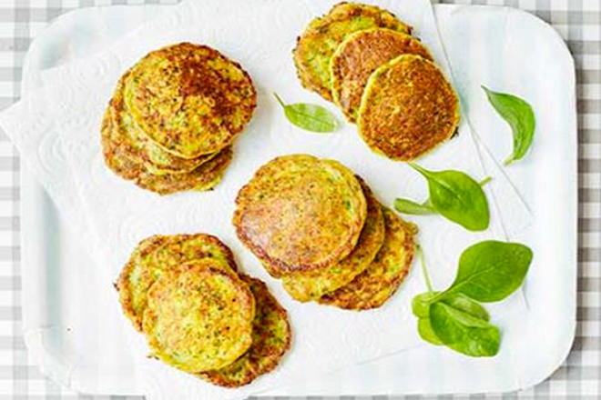 Bánh bắp ngọt rau bina