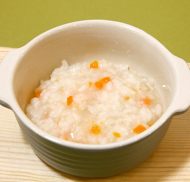 Cháo rau củ