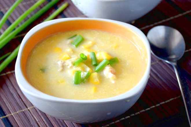 Súp bắp gà