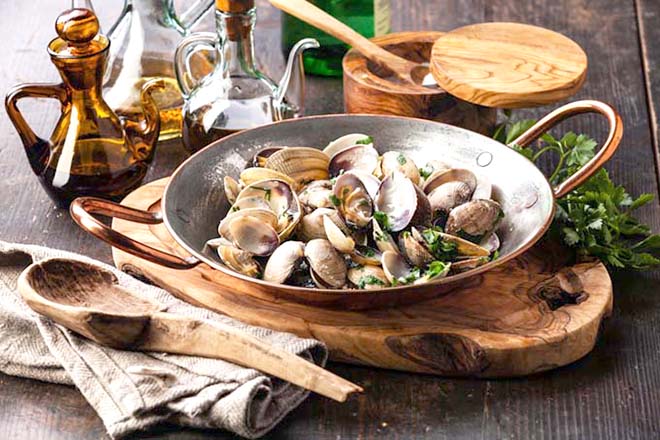 Hải sản nấu chín