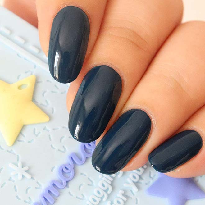 Dark blue denim