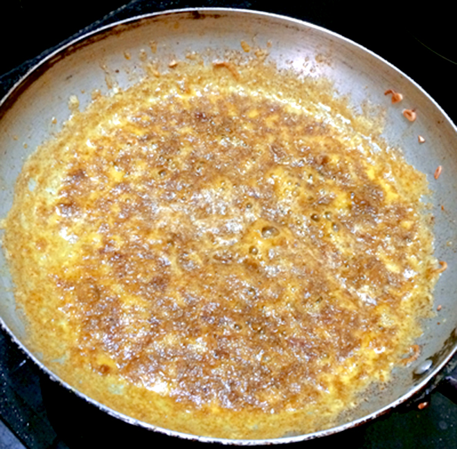 Xào gạch cua