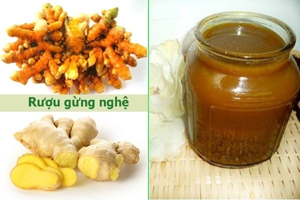 giam can sau sinh bang ruou gung nghe