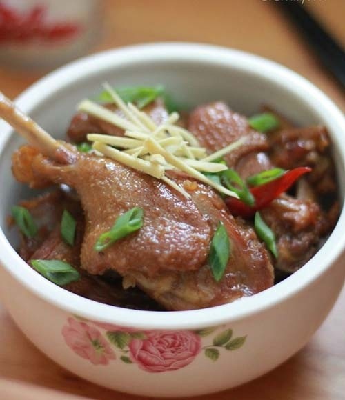 vit kho gung