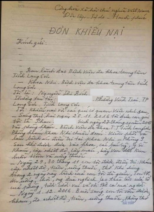 chau be 14 thang tuoi tu vong sau khi nhap vien dieu tri viem phoi chau be.jpg
